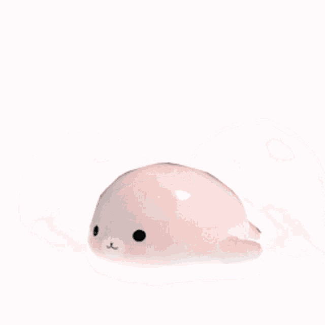 pink seal getting toppled by other pink seals 
 :[